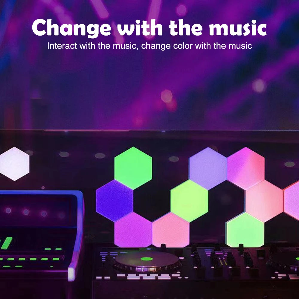 RGB Hexagonal Lamp LED Lights