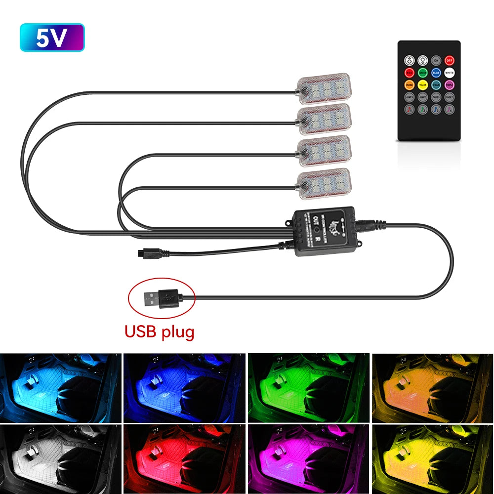 LED Car Interior Ambient Strip