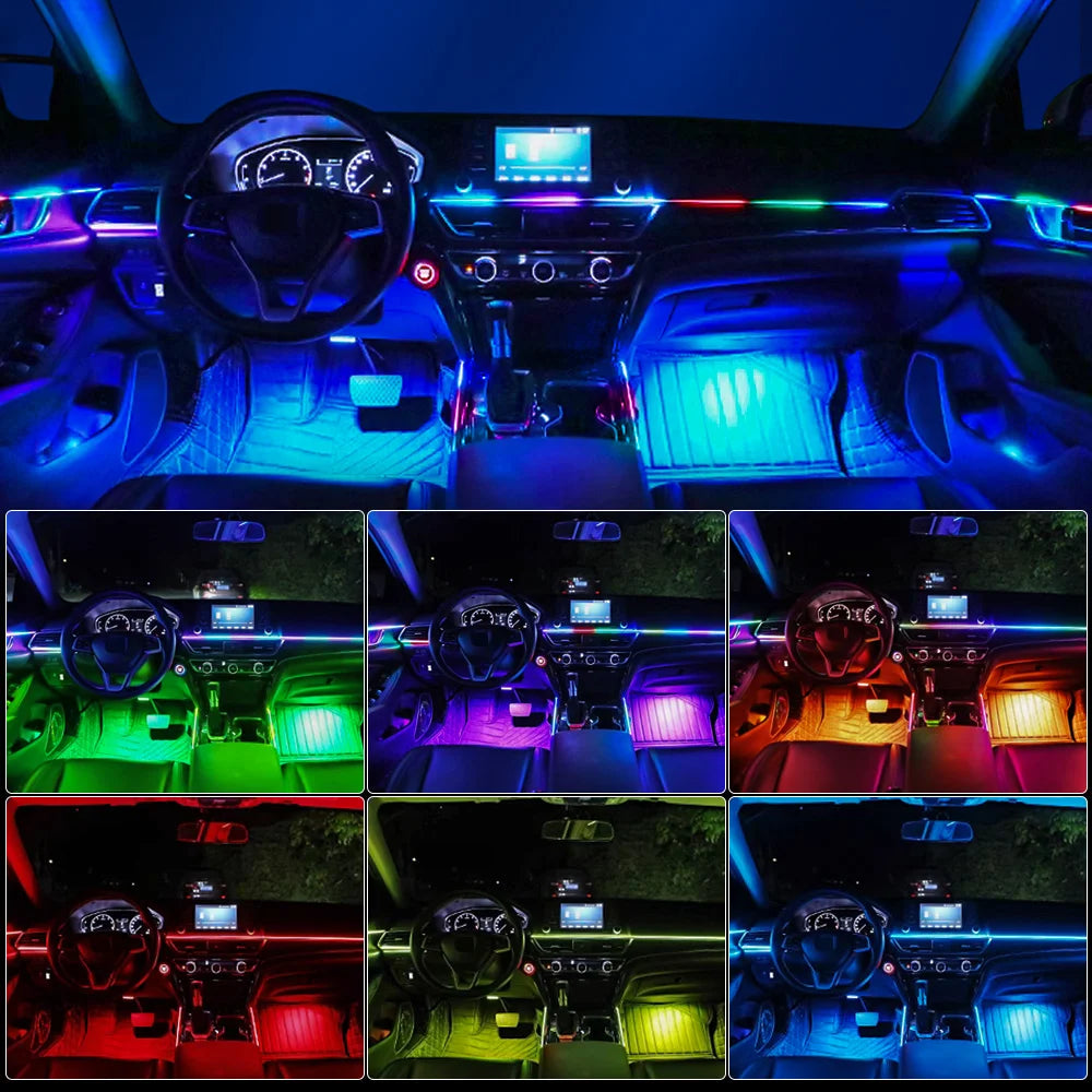 LED RGB Car Ambient Lights