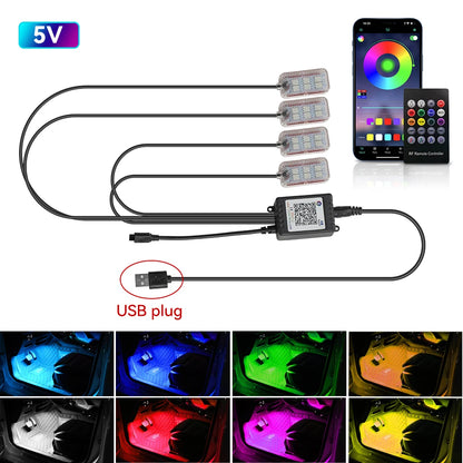 LED Car Interior Ambient Strip