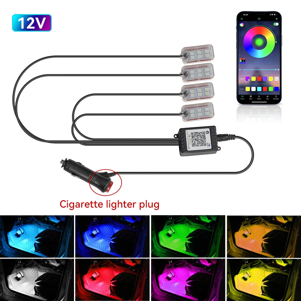 LED Car Interior Ambient Strip