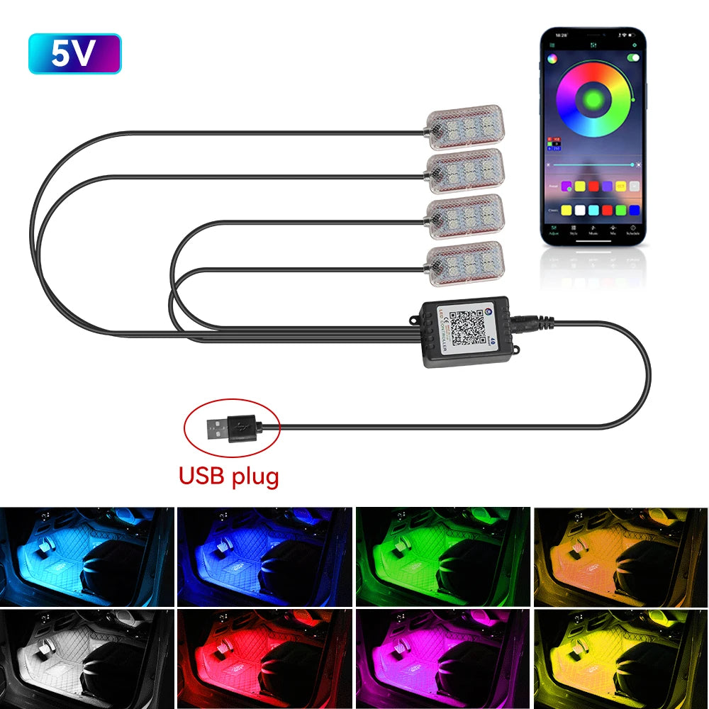LED Car Interior Ambient Strip