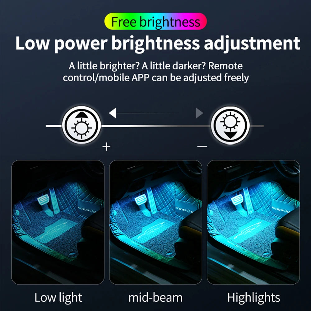 LED Car Interior Ambient Strip