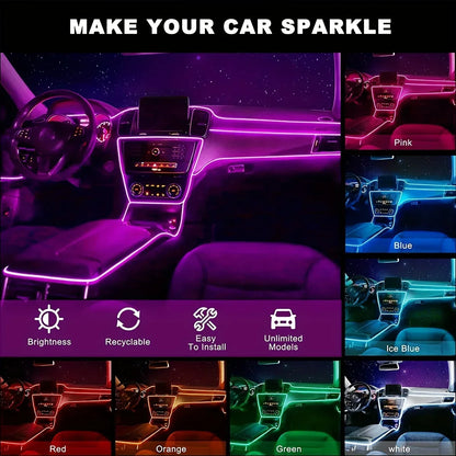 LED RGB Fiber Optic Neon Strips