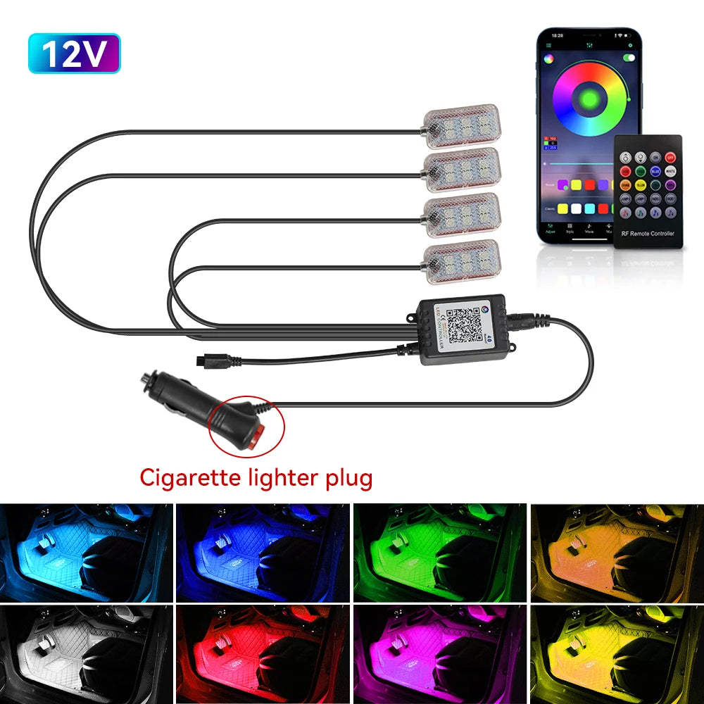 LED Car Interior Ambient Strip