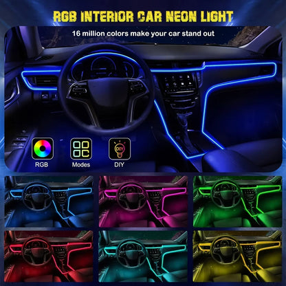 LED RGB Fiber Optic Neon Strips