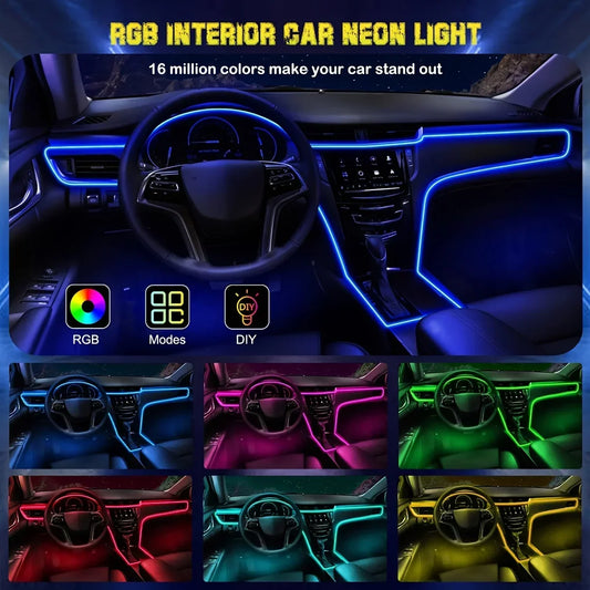 LED RGB Fiber Optic Neon Strips