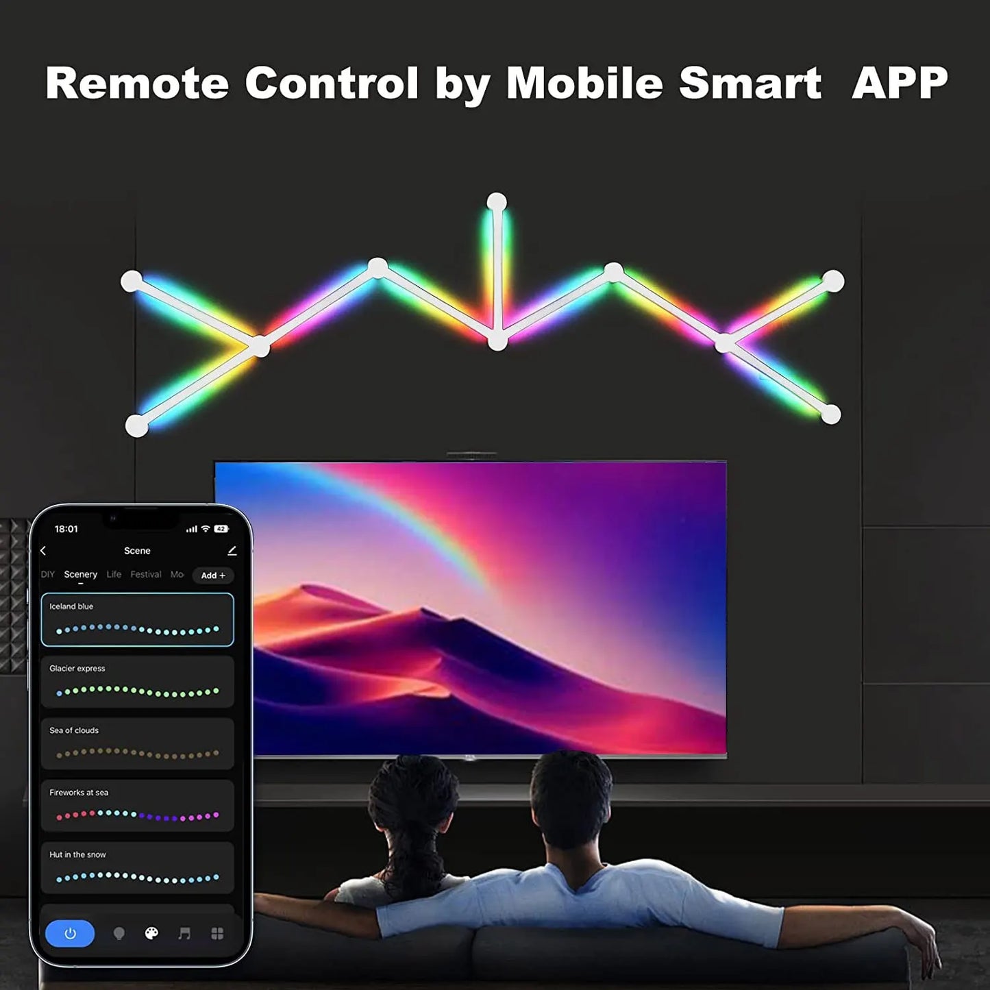LED Smart Wall Lamp for Gaming